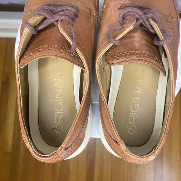 Cole Haan OriginalGrand Shoes Mens Size 9 Brown Leather Wingtip Oxford C26471 - Picture 8 of 11